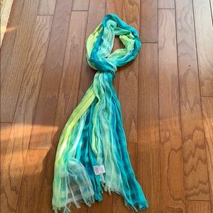 Aqua & Green Scarf